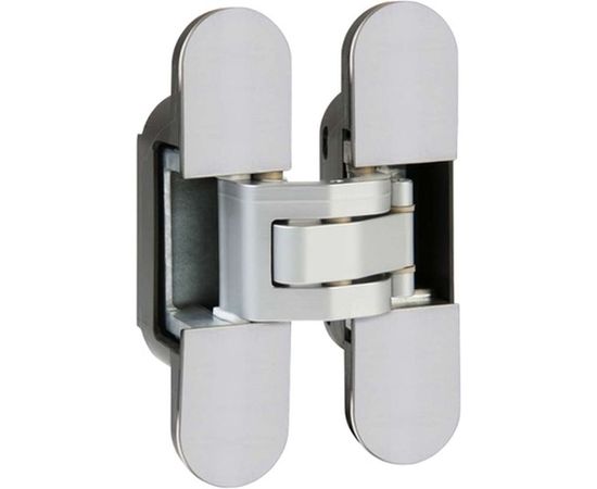 Скрытая петля CEMOM MOATTI ESTETIC 978 3D-ME матовый хром, регулируемая, вес полотна 60кг, 23x95мм 51532 