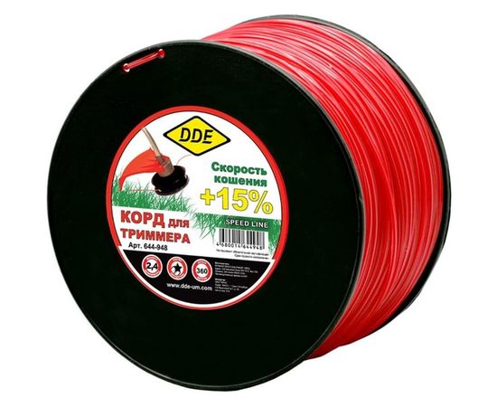 Корд триммерный (2.4 мм; 360 м; звезда) DDE 644-948 