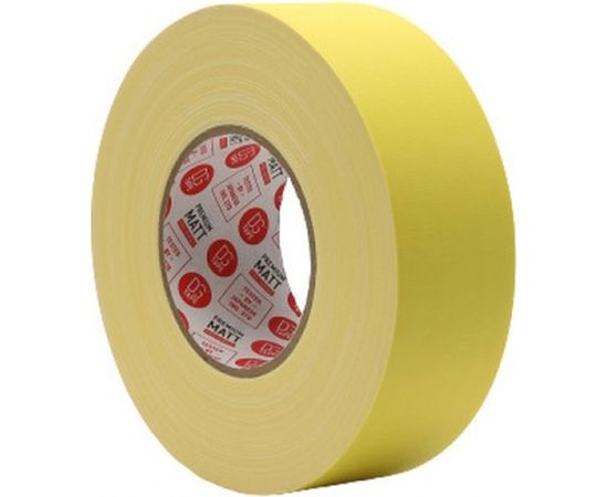 Клейкая лента DGTAPE MATT - Гаффа тейп 50мм/50м - Светло-Желтый MATT50050/50/Y 