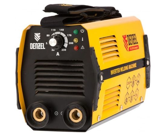 Аппарат инвертор дуговой сварки 230 А, ПВ DENZEL DS-230 Compact 94374 