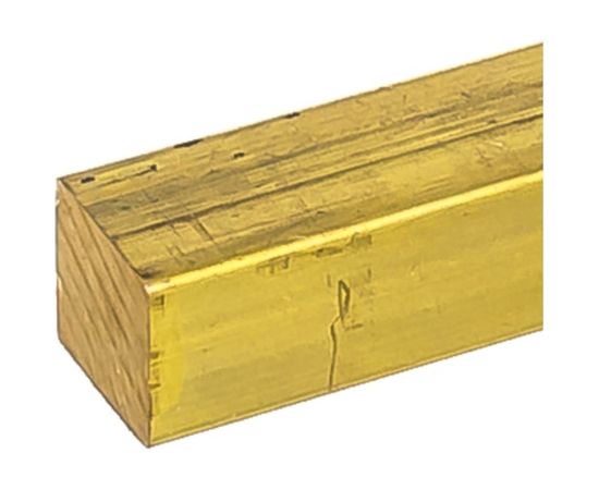 Прут GAH ALBERTS квадратный, латунь 8х8х1000, 471026 – изображение 2