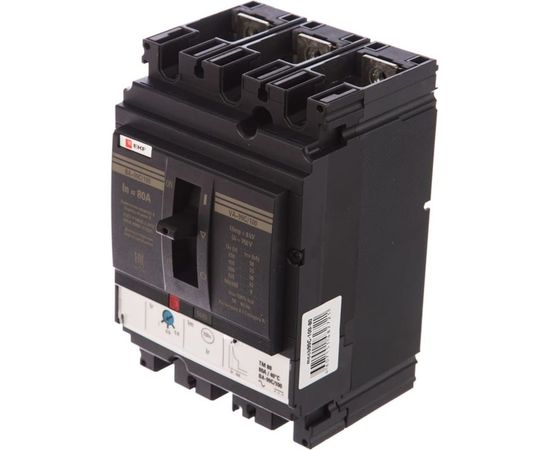 Автоматический трехполюсный выключатель EKF ВА-99C 100/80А 36кА mccb99C-100-80 – изображение 3