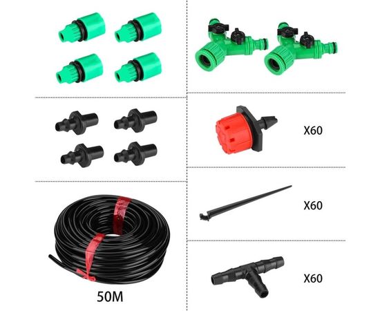 Комплект для капельного полива DEKO DKI50 50 м 065-0946 – изображение 6