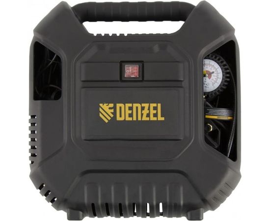 Воздушный компрессор Denzel DL1100 1,1 кВт, 180 л/мин, с набором аксессуаров 58005 – изображение 8