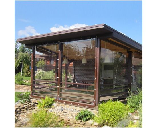 Пленка ПВХ прозрачная "мягкое стекло" толщина 300 мкм, 1.35 м х 10 м ERGIS pl/0,3/1,35х10 – изображение 2