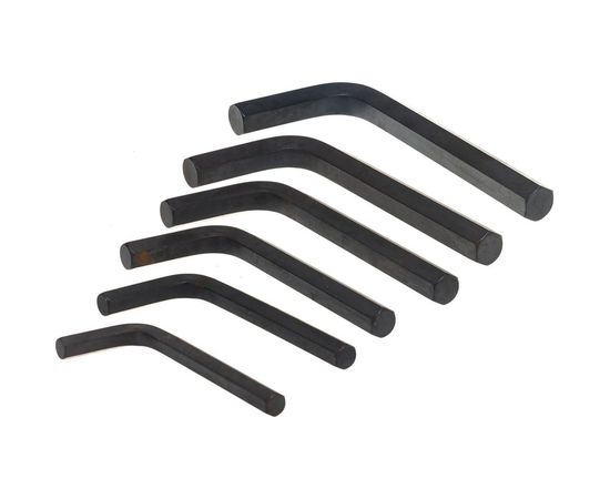 Набор 6-гранных Г-образных ключей Forsage 6 предметов, на полотне F-5067 – изображение 4