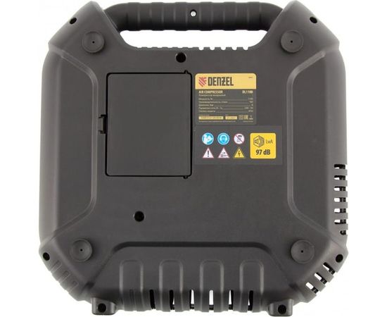 Воздушный компрессор Denzel DL1100 1,1 кВт, 180 л/мин, с набором аксессуаров 58005 – изображение 2