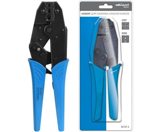 Набор для обжима наконечников duwi PROFI +2, клещи, 2 матрицы 26121 6 – изображение 4