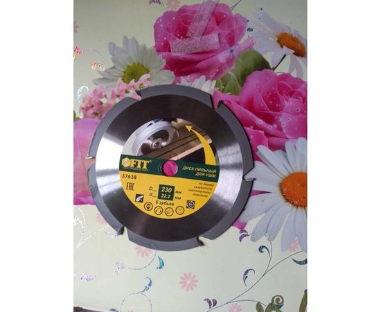 Диск пильный (230 мм; 22.2 мм) по дереву FIT мм 37638 – изображение 7