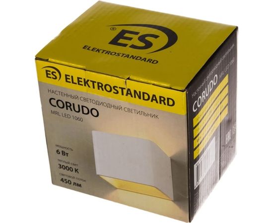 Настенный светодиодный светильник Elektrostandard MRL LED 1060 / Corudo LED белый a040452 – изображение 2