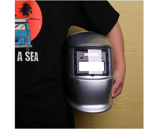 Маска сварщика с автоматическим светофильтром Хамелеон DKM SILVER DEKO 051-4680 – изображение 6