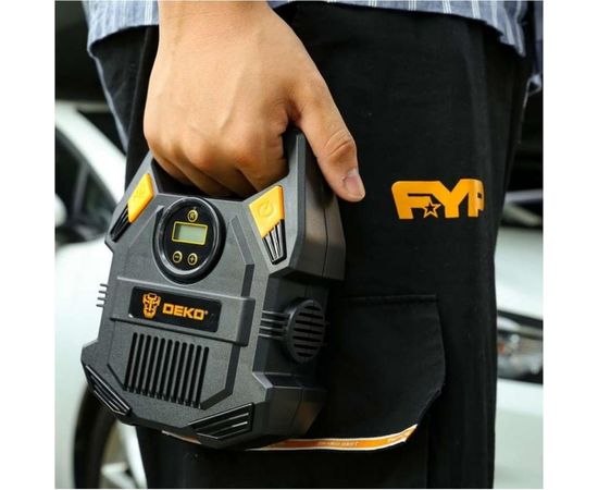 Автомобильный цифровой компрессор DEKO DKCP 160 Psi, LCD Basic 065-0797 – изображение 2