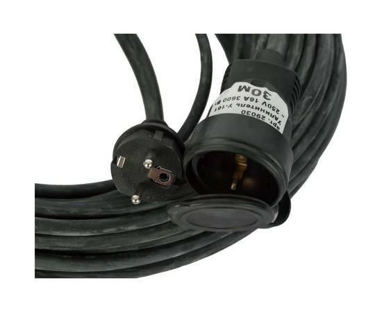 Силовой удлинитель Inforce УС1-Е-30 У-161 КГ 3x1.5 30м 1 розетка 29030 