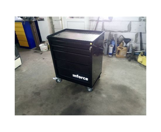 Инструментальная тележка, 5 ящиков 745х465х825 Inforce 06-01-14 – изображение 17