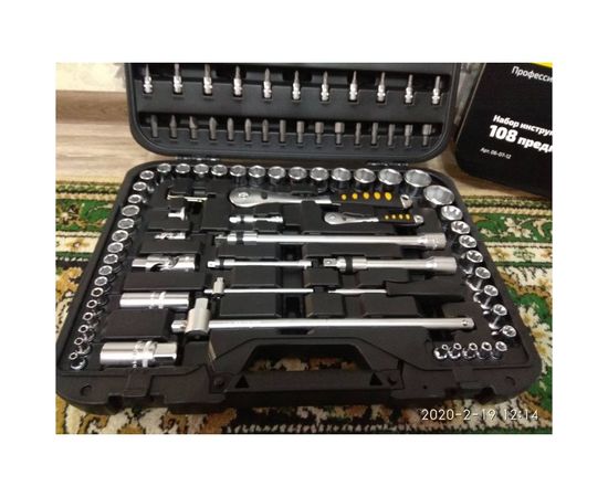 Набор инструментов Inforce 108 предметов 1/2", 1/4" 06-07-12 – изображение 32