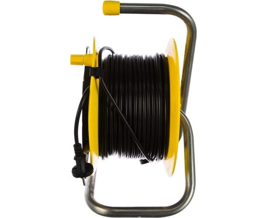 Силовой удлинитель на катушке Inforce К1-О-25 ПВС 2x0.75 25м, 6А, выносная розетка б/з 22025 – изображение 4