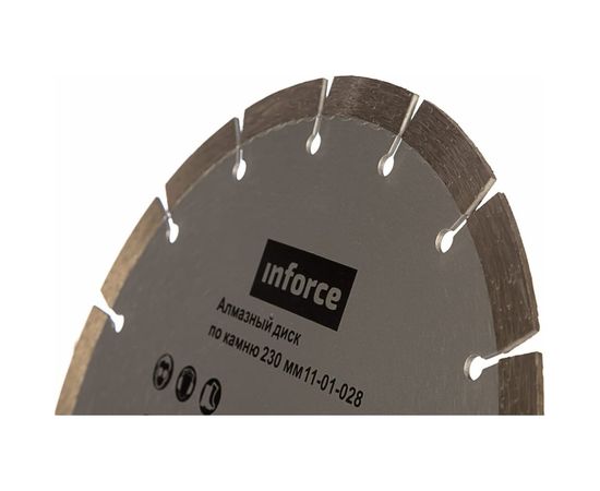 Диск алмазный по камню (230х22.2 мм) Inforce 11-01-028 – изображение 3
