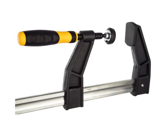 F-образная усиленная струбцина 120х600мм Inforce 06-03-30 – изображение 7