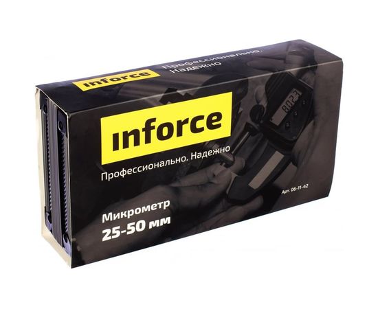 Микрометр 25-50мм*0.01мм Inforce 06-11-42 – изображение 2