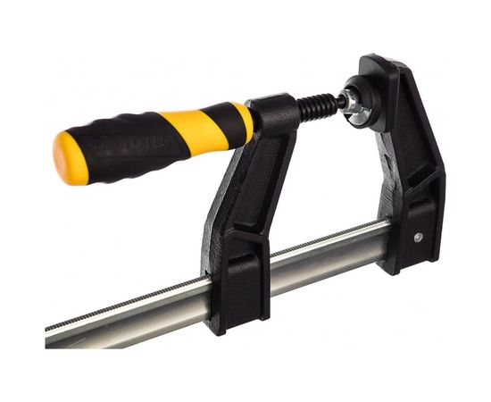 F-образная усиленная струбцина 80х300мм Inforce 06-03-29 – изображение 10