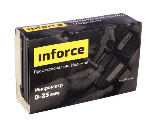 Микрометр 0-25мм*0.01мм Inforce 06-11-41 – изображение 2