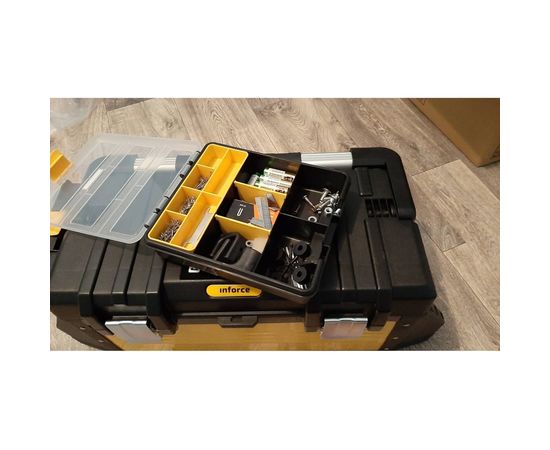 Ящик для инструмента 24,5 с 2 органайзерами Inforce 06-20-04 – изображение 12