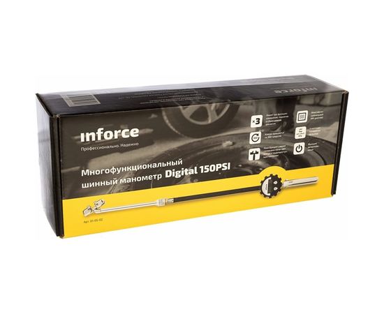 Пистолет для накачки шин (шинный манометр) INFORCE Digital150PSI 01-05-02 – изображение 3