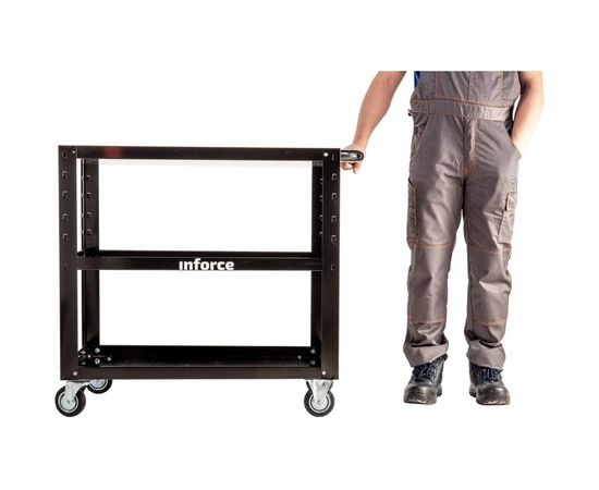 Инструментальная тележка, 3 полки 950х486х840 Inforce 06-01-16 – изображение 15