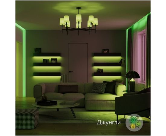 Умная Wi-fi лампочка Gauss, Smart Light RGBW E27 A60 10 Вт 2700-6500K, с изменением цвета, управление голосом/смартфоном 1180112 – изображение 8