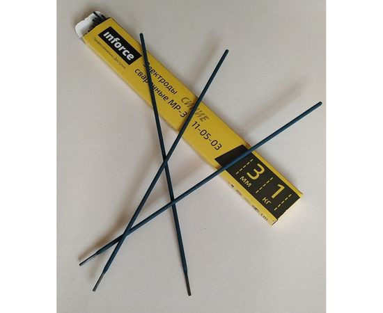 Электрод МР-3 (3 мм; 1 кг; синие) Inforce 11-05-03 – изображение 5