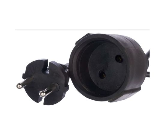 Силовой удлинитель на катушке Inforce К1-О-50 ПВС 2x0.75 50м, 6А, выносная розетка б/з 22050 – изображение 5