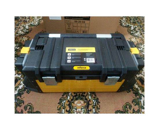 Ящик для инструмента 24,5 с 2 органайзерами Inforce 06-20-04 – изображение 18