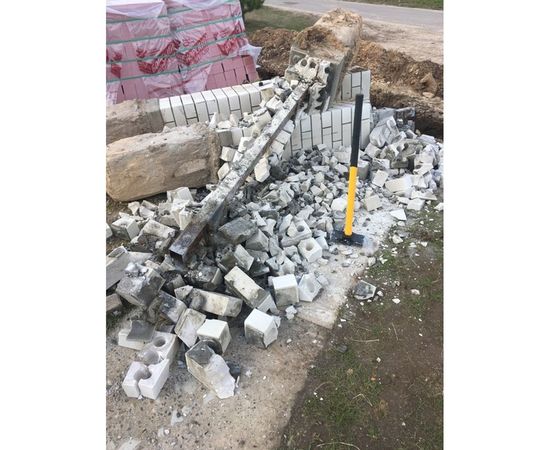 Кувалда с фибергласовой ручкой Inforce 7000 грамм 06-16-22 – изображение 5