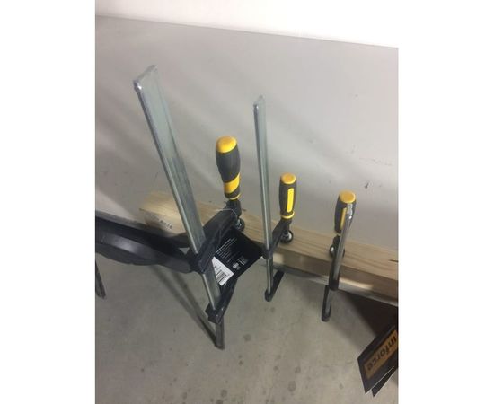 F-образная усиленная струбцина 120х600мм Inforce 06-03-30 – изображение 4