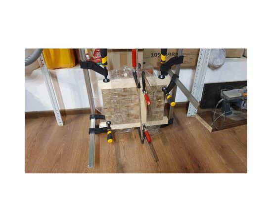 F-образная усиленная струбцина 80х300мм Inforce 06-03-29 – изображение 6