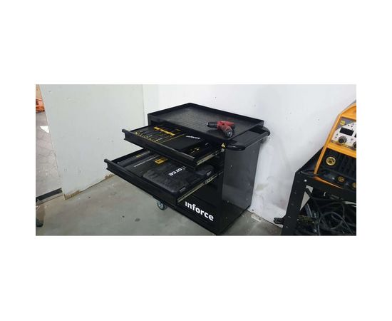 Инструментальная тележка, 5 ящиков 745х465х825 Inforce 06-01-14 – изображение 11