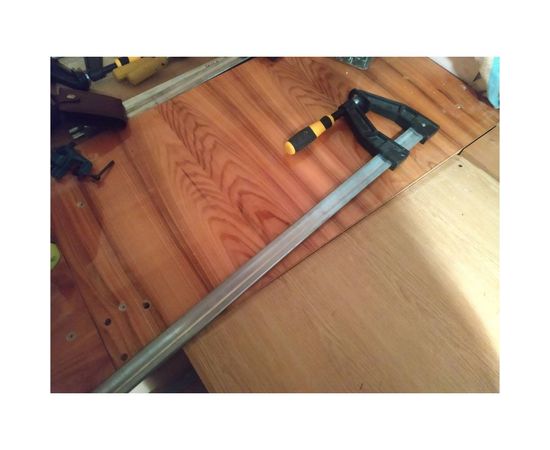 F-образная усиленная струбцина 120х600мм Inforce 06-03-30 – изображение 2