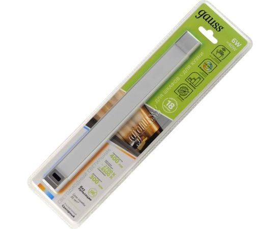 Сенсорный диммируемый светильник Gauss модель B 6W 400lm 2700K-6500K 170-260V 300mm IR 1/10/40 