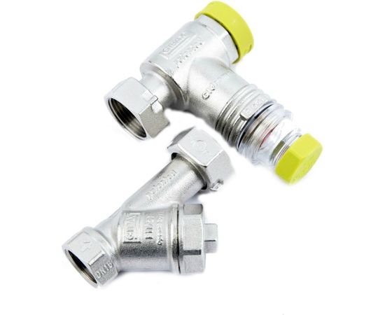 Фильтрогидромат для подключения счётчика GIBAX с обратным клапаном, 1/2", 400 мкм G0020 