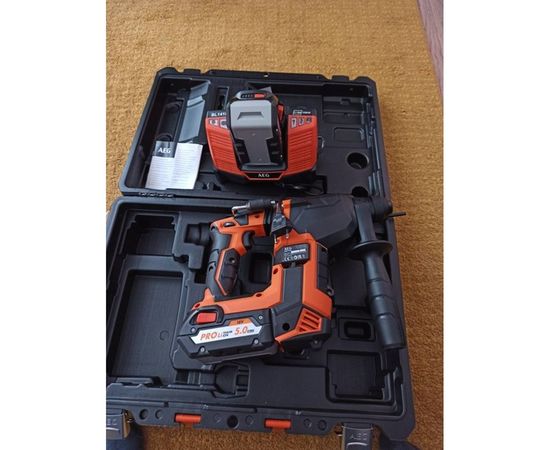 Аккумуляторый бесщеточный перфоратор AEG BBH18BL LI-502C 4935464753 – изображение 3