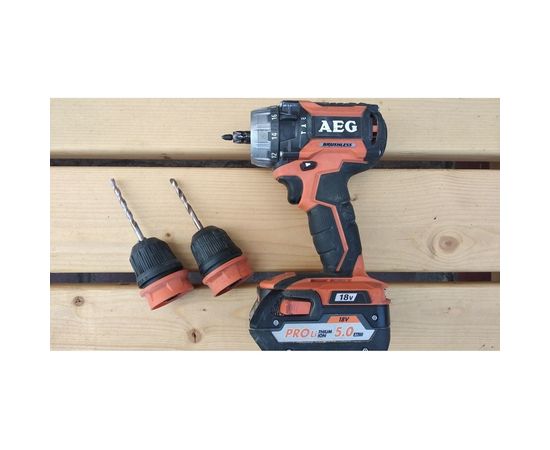 Бесщеточная аккумуляторная дрель AEG BSB 18CBL-0 451082 – изображение 16