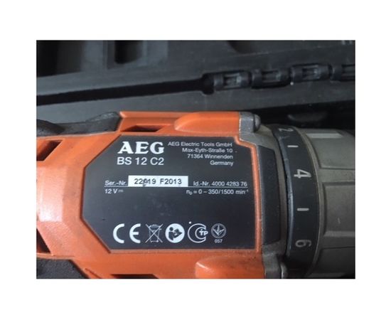 Аккумуляторная дрель-шуруповерт AEG BS 12C2 LI-202B 448465 – изображение 2