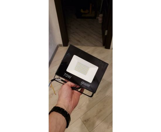 Светодиодный прожектор Gauss Elementary 70W 7150lm 3000К 175-265V IP65 черный LED 1/10 SQ613527170 – изображение 9