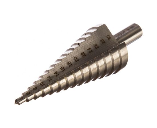 Сверло ступенчатое 4-30 мм; шаг 2 мм Gigant GSD 11053 – изображение 2