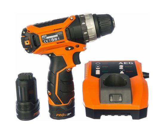 Аккумуляторная дрель-шуруповерт AEG BS 12C2 LI-202B 448465 – изображение 18