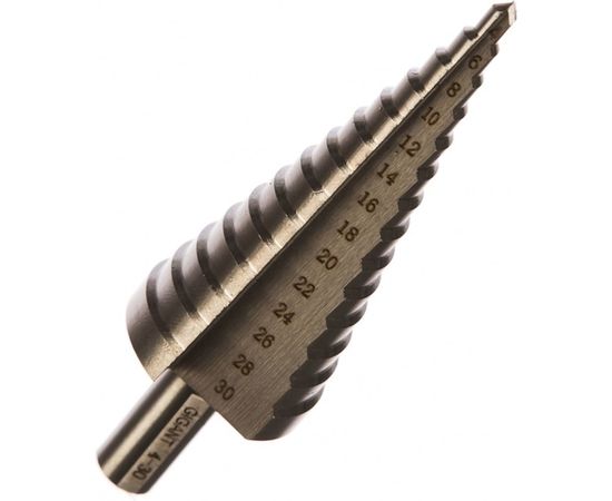 Сверло ступенчатое 4-30 мм; шаг 2 мм Gigant GSD 11053 – изображение 4