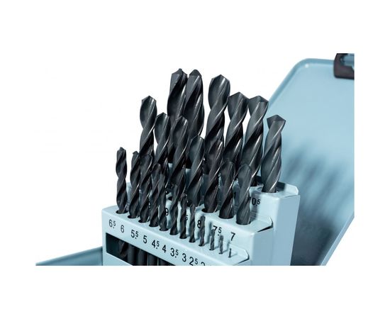 Набор сверл по металлу НС25 (25 шт; от 1 до 13 мм, шаг 0.5 мм) Gigant GT-157 – изображение 5