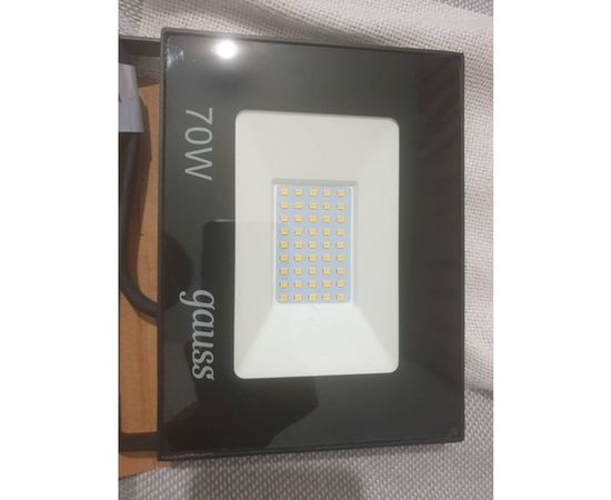 Светодиодный прожектор Gauss Elementary 70W 7150lm 3000К 175-265V IP65 черный LED 1/10 SQ613527170 – изображение 4