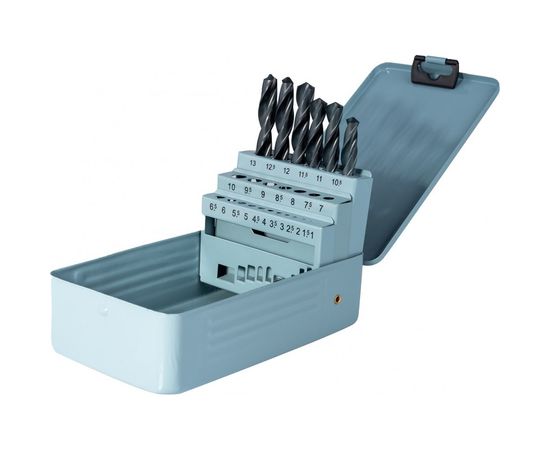 Набор сверл по металлу НС25 (25 шт; от 1 до 13 мм, шаг 0.5 мм) Gigant GT-157 – изображение 10