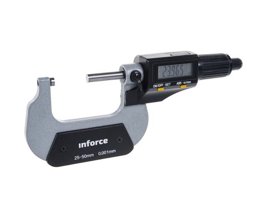 Цифровой микрометр 25-50мм/1-2"*0.001мм/0.00005" Inforce 06-11-45 